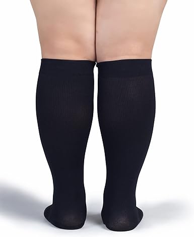 Plus Size Copper Infused Compression Socks