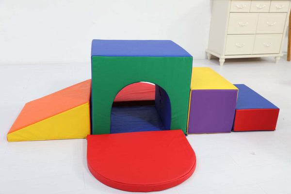 6Pcs Soft Foam Indoor Tunnel Maze Play Set