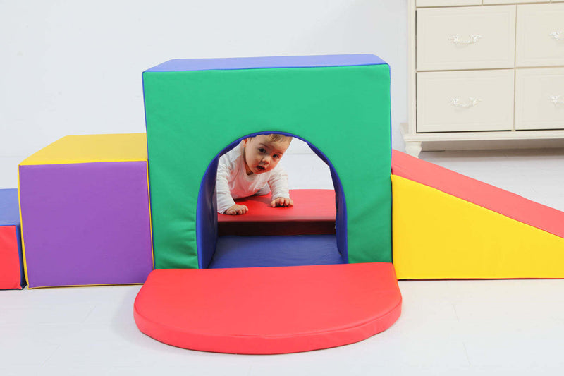 6Pcs Soft Foam Indoor Tunnel Maze Play Set