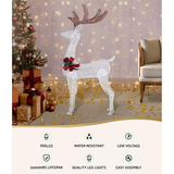 100 LEDs Fairy Light 150cm Reindeer Christmas Lights Decorations