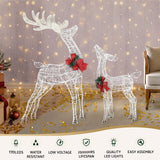 170 LEDs Fairy Light 2Pc Reindeer Christmas Lights Decoration Set