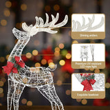 170 LEDs Fairy Light 2Pc Reindeer Christmas Lights Decoration Set