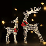 170 LEDs Fairy Light 2Pc Reindeer Christmas Lights Decoration Set