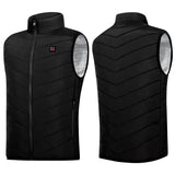 Electric Heated Unisex Thermal Winter Vest Jacket With 9 Heating Zones