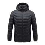 Electric Heated Thermal Winter Jacket With 15 Zones Including Shoulders & Elbows