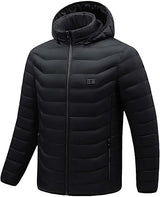 Electric Heated Thermal Winter Jacket With 15 Zones Including Shoulders & Elbows