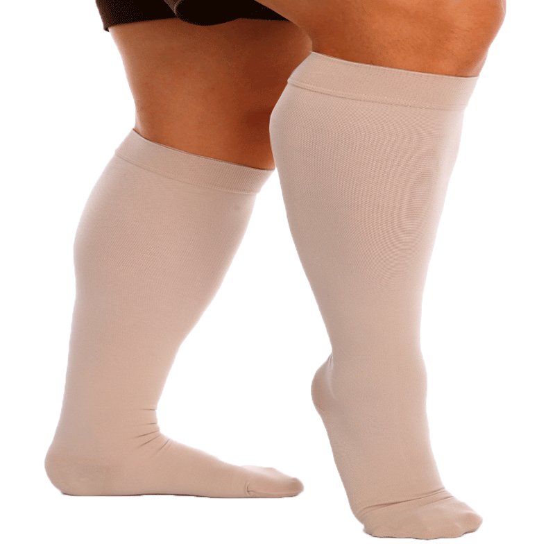 Plus Size Copper Infused Compression Socks