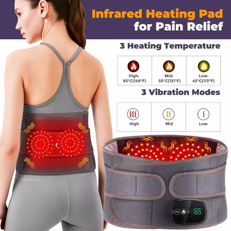 Electric Heated Waist Vibration Massager