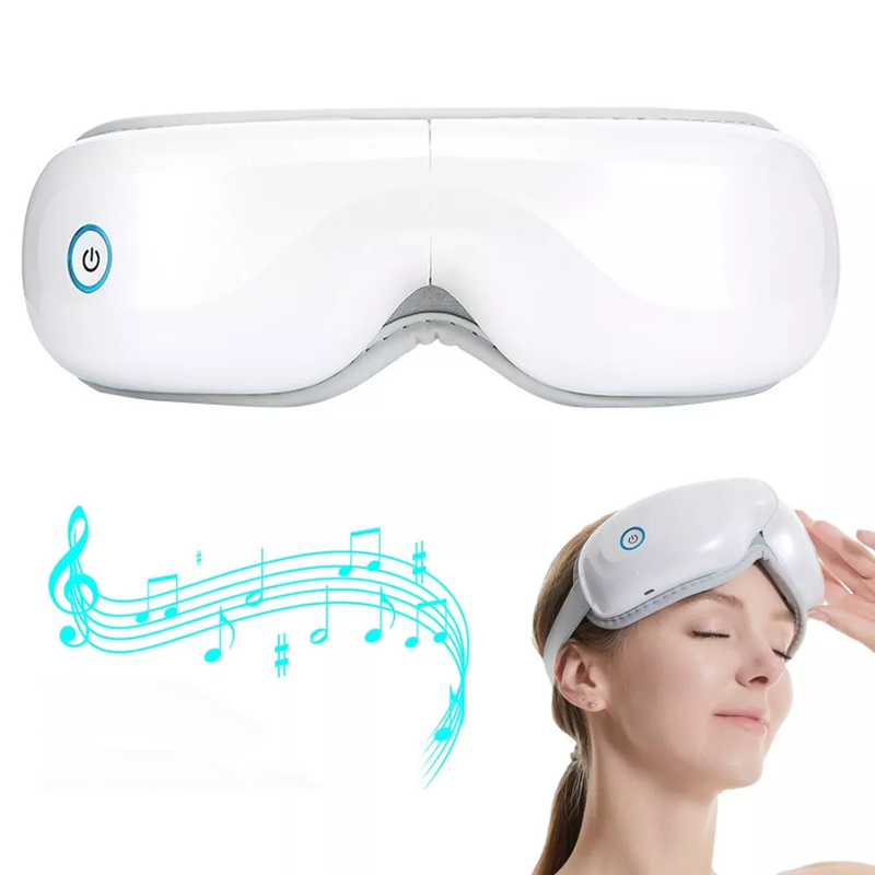 Ergonomic 5 Mode Eye Massager With Heat & Bluetooth Music