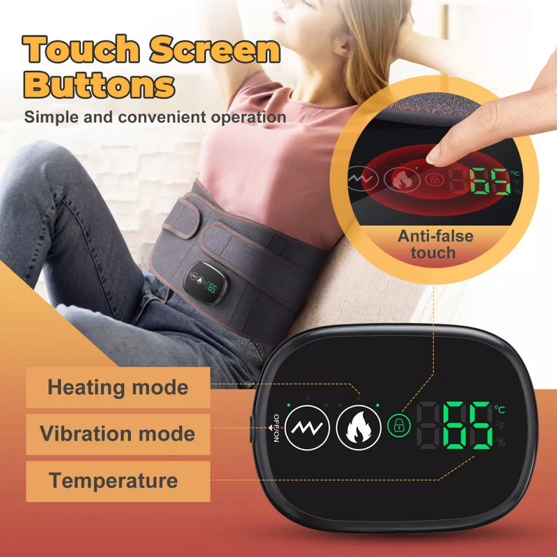 Electric Heated Waist Vibration Massager