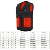 Electric Heated Unisex Thermal Winter Vest Jacket With 5 Heating Zones (Without Collar)