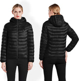 Electric Heated Unisex Thermal Winter Jacket With 9 Heating Zones